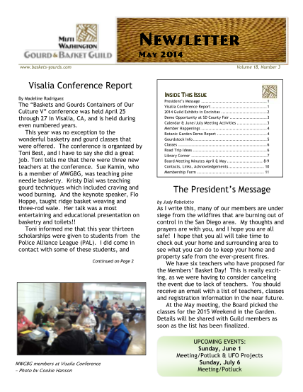 465162936-com-volume-18-number-3-visalia-conference-report-inside-this-issue-by-madeline-rodriguez-the-baskets-and-gourds-containers-of-our-culture-v-conference-was-held-april-25-through-27-in-visalia-ca-and-is-held-during-even-numbered-years