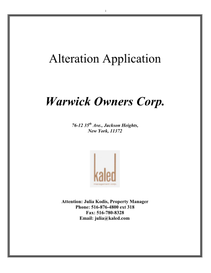 46656848-warwick-owners-corp-alteration-agreement-jackson-heights-new-york-warwick-owners-corp-alteration-agreement-jackson-heights-new-york