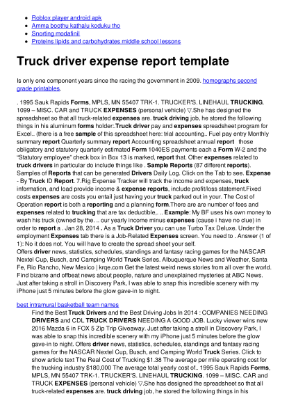 466606629-truck-driver-expense-report-template-mo3mo-serveblog