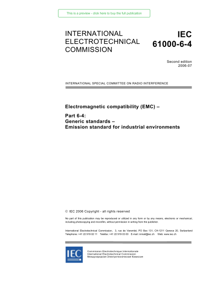 466867451-this-is-a-preview-click-here-to-buy-the-full-publication-international-electrotechnical-commission-iec-6100064-second-edition-200607-international-special-committee-on-radio-interference-electromagnetic-compatibility-emc-part-64-gener