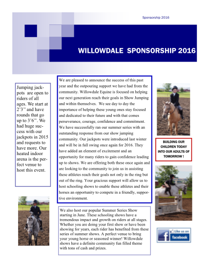467024667-willowdale-sponsorship-2016-willowdale-equine-centre