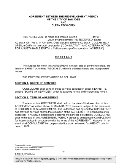 46707490-consultant-agreement-the-san-jose-redevelopment-agency-sjredevelopment