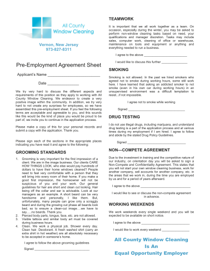 46760503-pre-employment-agreement-window-cleaning-supplies