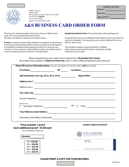 46793412-aamps-business-card-order-form-villanova-university-www1-villanova
