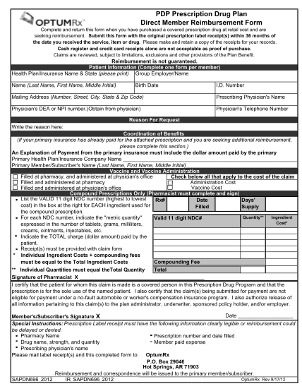 469760001-pdp-prescription-drug-plan-direct-member-reimbursement-form-logo-complete-and-return-this-form-when-you-have-purchased-a-covered-prescription-drug-at-retail-cost-and-are-seeking-reimbursement