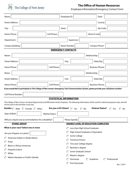 47048590-emergency-contact-form-human-resources-the-college-of-new-hr-pages-tcnj