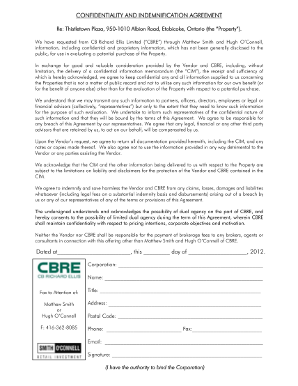 47080949-confidentiality-and-indemnification-agreement-cbre