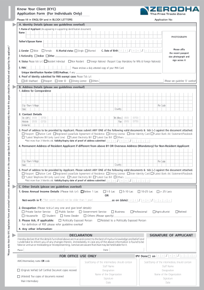 102 kyc form bank of india page 2 - Free to Edit, Download & Print ...