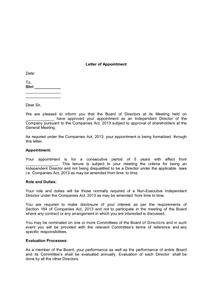 471284250-draft-letter-of-appointment-of-independent-director