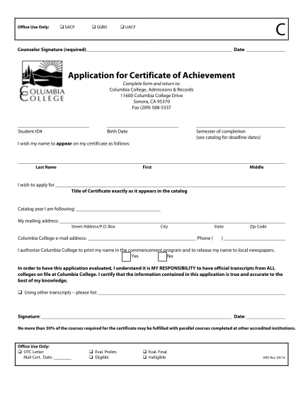 47161675-application-for-certificate-of-achievement-columbia-college-gocolumbia
