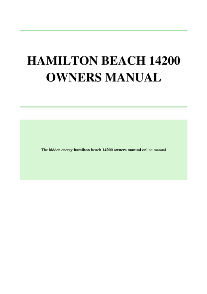 472032809-hamilton-beach-14200-owners-manual