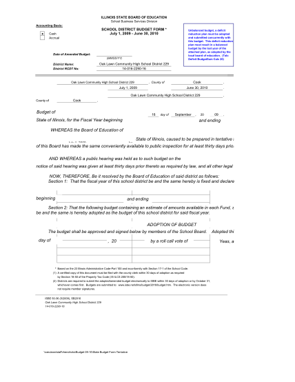 47213717-school-district-budget-form-2009-2010-oak-lawn-community