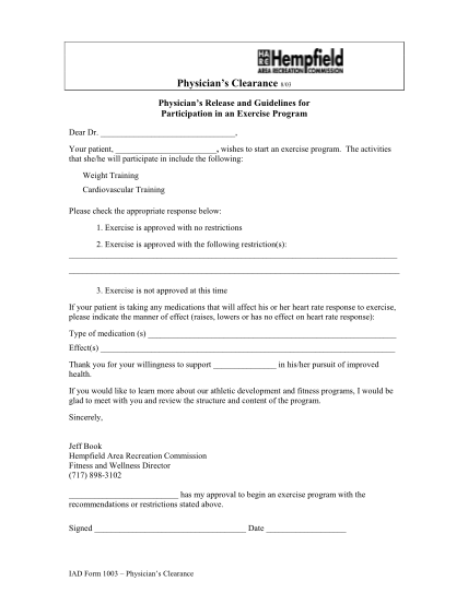 47240565-fillable-physician-exercise-clearance-form-word
