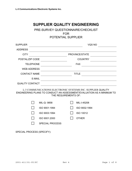 473715704-supplier-pre-survey-questionnaire-checklist-l-3-electronic