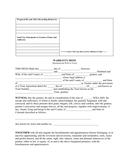 4748681-colorado-warranty-deed-for-husband-and-wife-to-trust