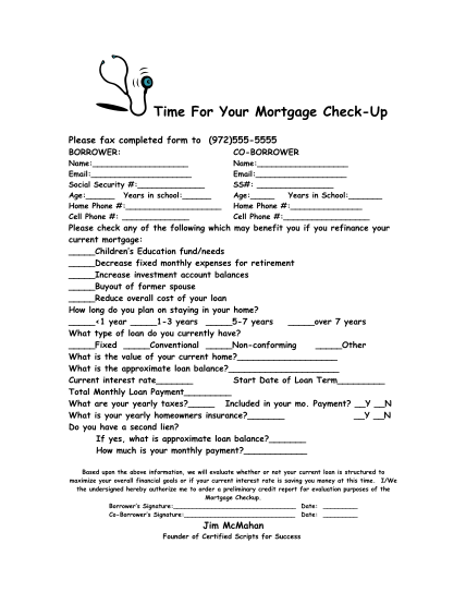 47572523-time-for-your-mortgage-checkup