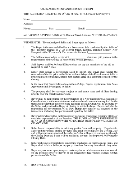 47584201-sales-agreement-and-deposit-receipt-this-agreement-made-this-the-25th-day-of-june-2010-between-the-buyer-name-address-phone-fax-email-and-laconia-savings-bank-of-62-pleasant-street-laconia-nh-03246-the-seller