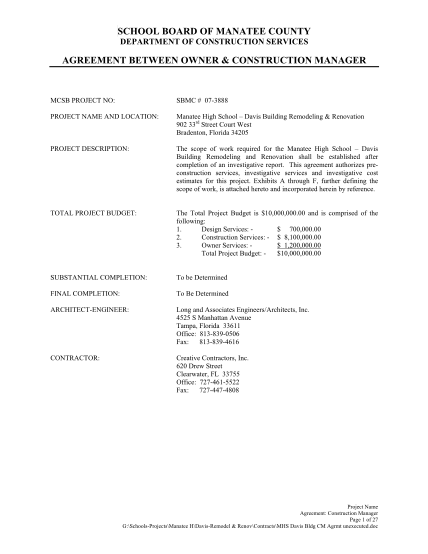 47621051-mhs-davis-bldg-cm-agrmt-unexecutedpdf-school-board-of-bb-manatee-k12-fl