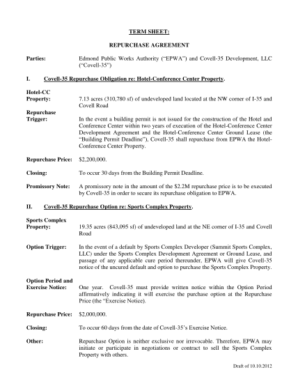 47641150-term-sheet-repurchase-agreement-city-of-edmond
