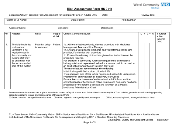 47766127-nhs-risk-assessment-template