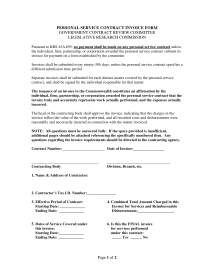 47842036-personal-service-contract-invoice-form-government-contract-lrc-ky