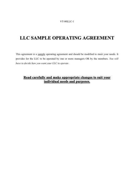 479354951-vt00llc1-llc-sample-operating-agreement-this-agreement-is-a-sample-operating-agreement-and-should-be-modified-to-meet-your-needs