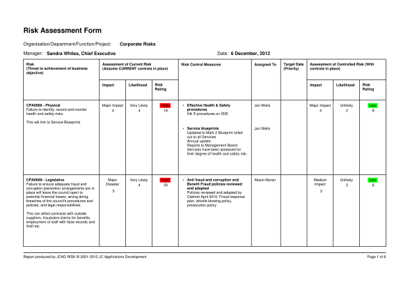 47955422-risk-assessment-form-blaby-district-council