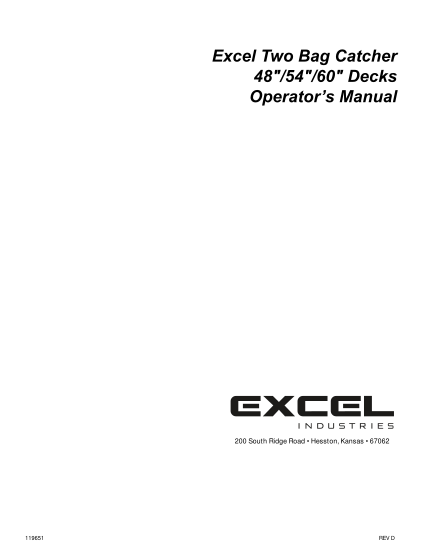 479820335-excel-two-bag-catcher-485460-decks-operators-manual