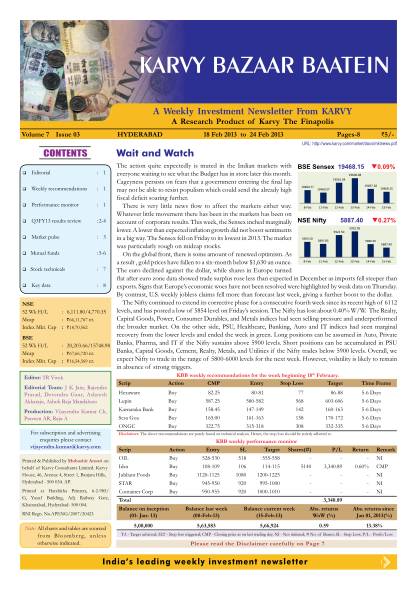 48008809-karvy-bazaar-baatein-a-weekly-investment-newsletter-from-karvy-a-research-product-of-karvy-the-finapolis-volume-7-issue-03-hyderabad-18-feb-2013-to-24-feb-2013-5-pages8-url-httpwww
