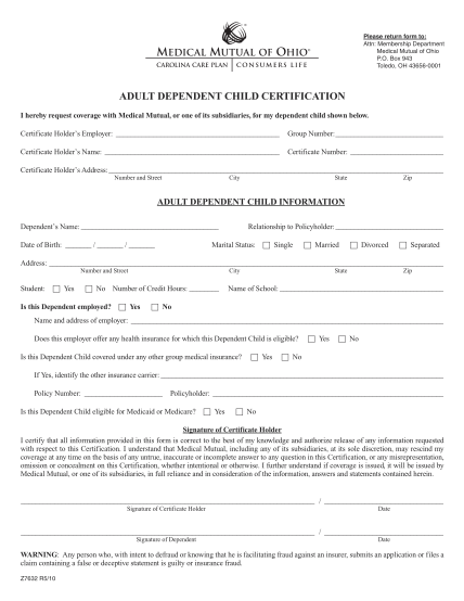 48014819-fillable-medical-mutual-dependent-certification-forms-claymontschools