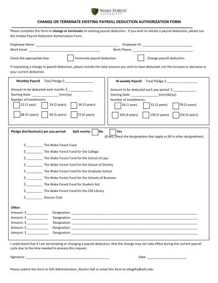 48081900-change-or-terminate-existing-payroll-deduction-authorization-form-hr-wfu