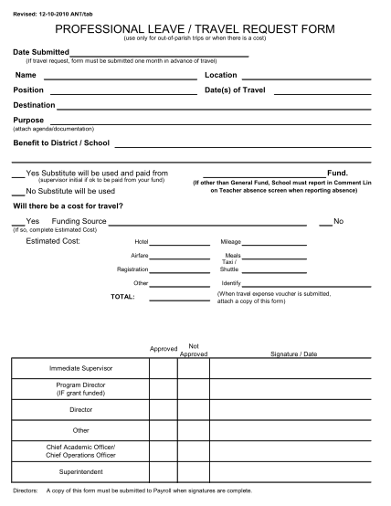 48100677-professional-leave-travel-request-form-caddo-parish-school-board
