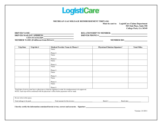 Logisticare Payment Schedule 2022 25 Log Sheet Template For Mileage Calculation Page 2 - Free To Edit,  Download & Print | Cocodoc