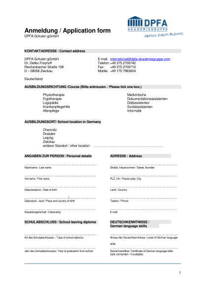 481304092-anmeldung-application-form-dpfaschulen-ggmbh-kontaktadresse-contact-address-dpfaschulen-ggmbh-dr-ausbildung-dpfa