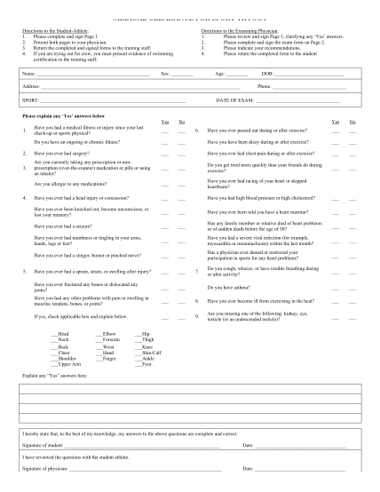 75 Medical Clearance Form page 2 - Free to Edit, Download & Print | CocoDoc