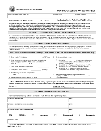 48238115-washington-military-department-wms-progression-pay-worksheet-employee-name-last-first-mi-position-title-evaluation-period-from-0701-to-position-number-standardized-review-period-for-all-wms-positions-0630-with-the-exception-of