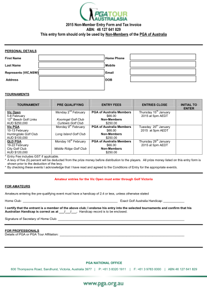 invoice template excel australia