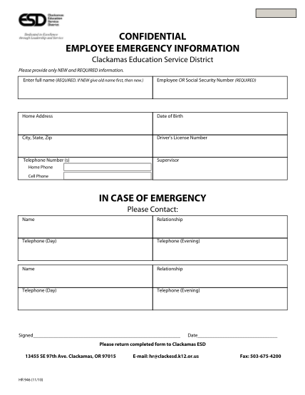 48437470-employee-emergency-information-clackamas-education-service
