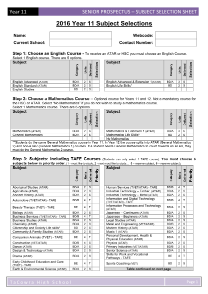 484591078-senior-prospectus-subject-selection-sheet-year-11-2012-cowrahigh