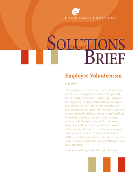 48470473-employee-volunteerism-solutions-brief-council-on-foundations-cof