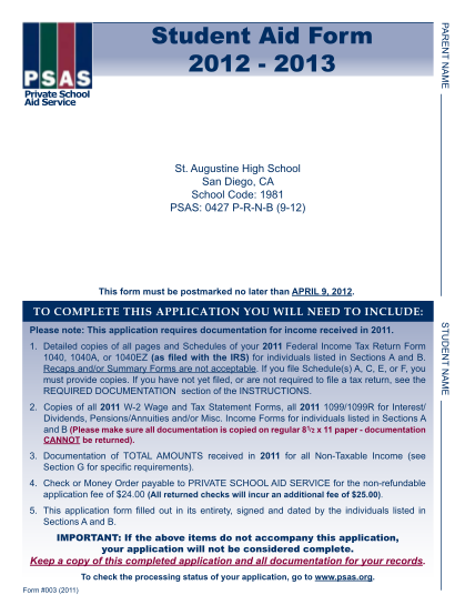 48489436-student-aid-form-2012-2013-saint-augustine-high-school-sahs