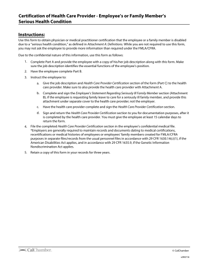 29 Non Fmla Medical Certification Form Free To Edit Download Print 