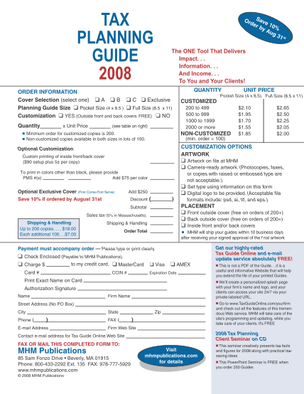 48521631-2005-tax-planning-guide-order-form-mhm-publications