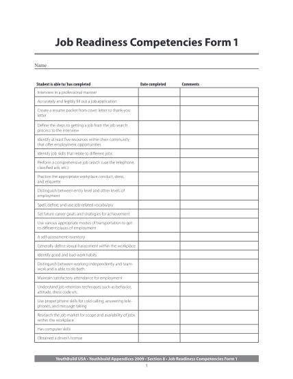 48590616-job-readiness-competencies-form-1-youthbuild-usa-youthbuild