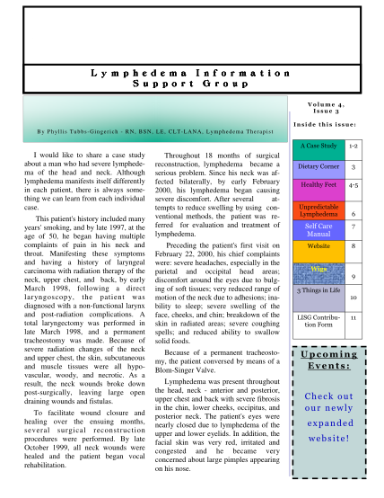 488660234-fall-newsletter-2014-ginger-k-lymphedema-and-cancer-care