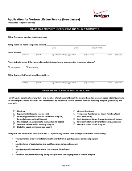 49010750-fillable-verizon-lifeline-recertification-application-nj-form