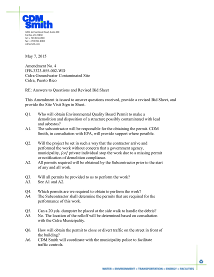 490372196-4-ifb3323055002wd-cidra-groundwater-contaminated-site-cidra-puerto-rico-re-answers-to-questions-and-revised-bid-sheet-this-amendment-is-issued-to-answer-questions-received-provide-a-revised-bid-sheet-and-provide-the-site-visit-sign-in