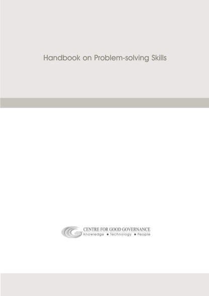 49065832-handbook-on-problem-solving-skills-centre-for-good-governance-cgg-gov