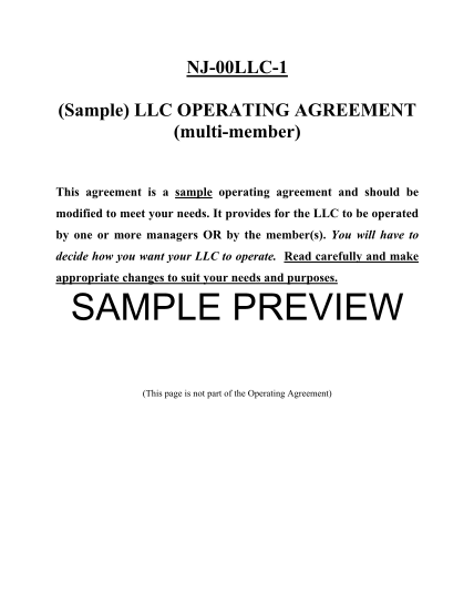 17 llc operating agreement pdf - Free to Edit, Download & Print | CocoDoc