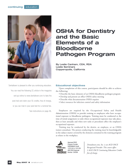 49096715-osha-for-dentistry-and-the-basic-elements-of-a-dentaltown